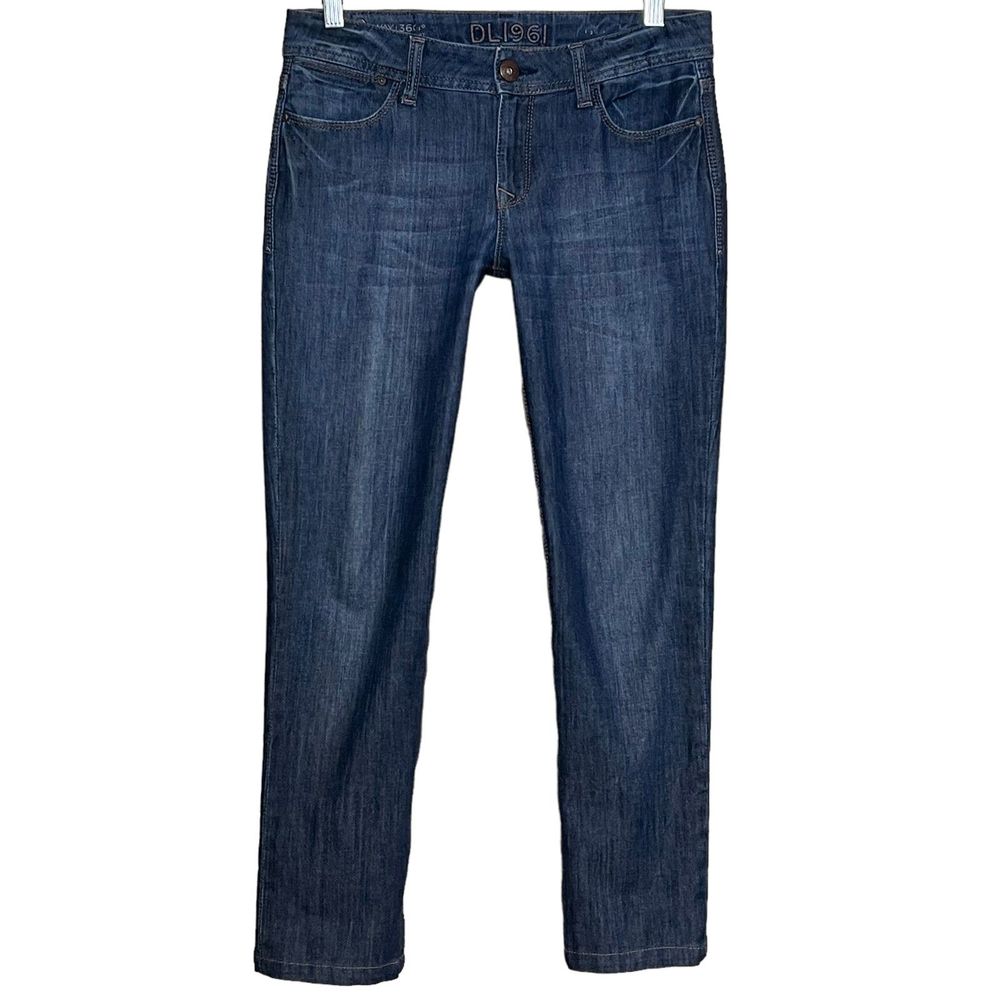 DL1961 Women's High Rise Straight Leg Jeans Denim 4-Way 360 Stretch Comfort 27